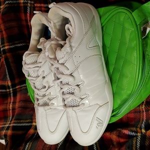 Cheer sneakers with carry case